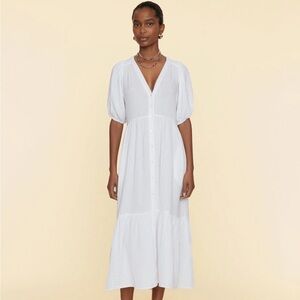 XiRENA White Lennox Midi Dress